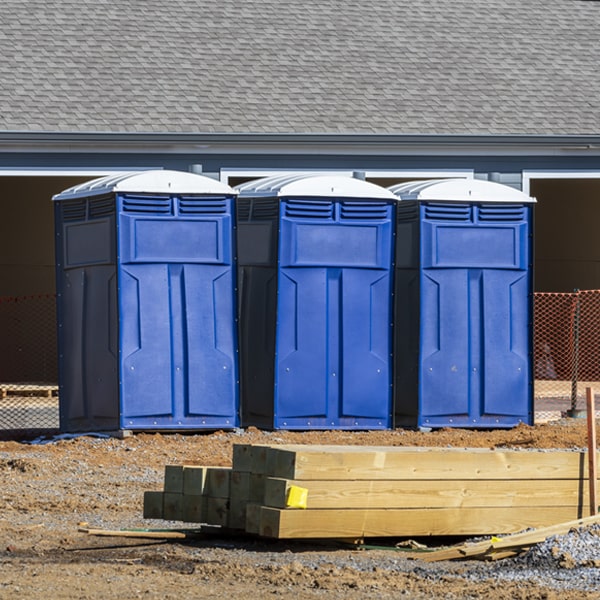 how can i report damages or issues with the porta potties during my rental period in Yuba WI